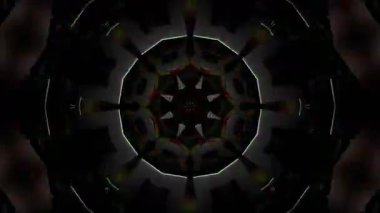 Işık efektli soyut fraktal arkaplan