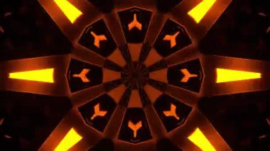 Işık efektli soyut fraktal arkaplan