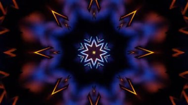 Işık efektli soyut fraktal arkaplan