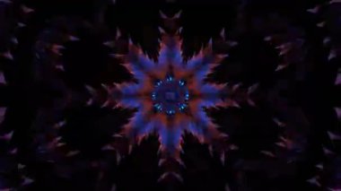 Işık efektli soyut fraktal arkaplan