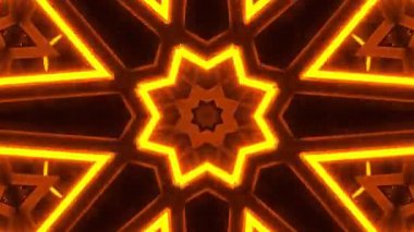 Işık efektli soyut fraktal arkaplan