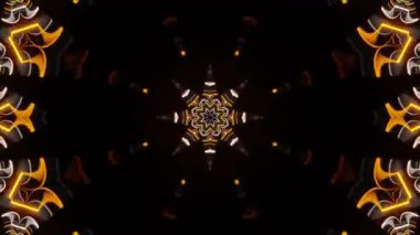 Işık efektli soyut fraktal arkaplan