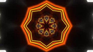 Işık efektli soyut fraktal arkaplan