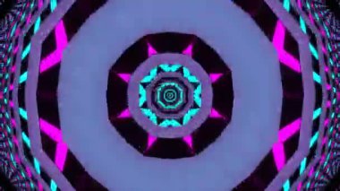 Işık efektli soyut fraktal arkaplan