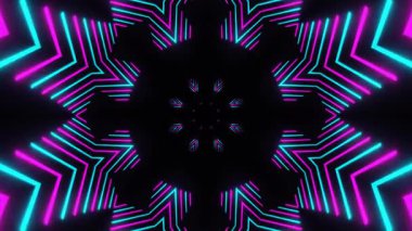 Işık efektli soyut fraktal arkaplan