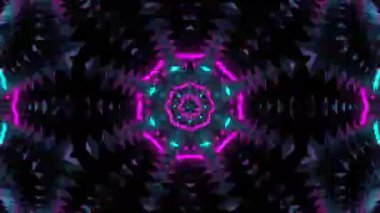 Işık efektli soyut fraktal arkaplan