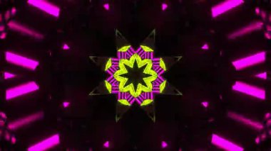 Işık efektli soyut fraktal arkaplan