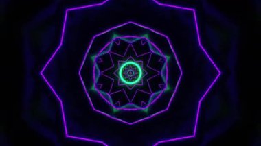 Işık efektli soyut fraktal arkaplan