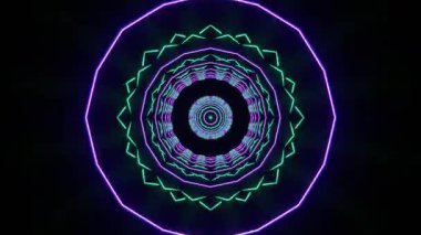 Işık efektli soyut fraktal arkaplan