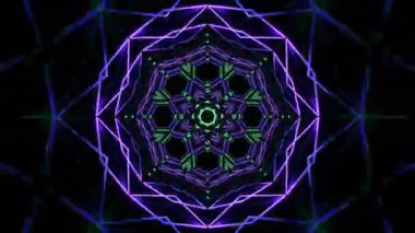 Işık efektli soyut fraktal arkaplan