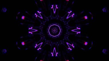 Işık efektli soyut fraktal arkaplan