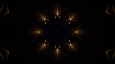 Işık efektli soyut fraktal arkaplan