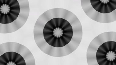 Psikedelik Kaleydoskop Patlaması simetrik kaleydoskop şekilleri patlıyor ve canlı renklerle beatendly döngülerde şekil değiştiriyor