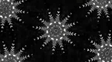 Psikedelik Kaleydoskop Patlaması simetrik kaleydoskop şekilleri patlıyor ve canlı renklerle beatendly döngülerde şekil değiştiriyor