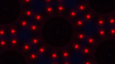 Psikedelik Kaleydoskop Patlaması simetrik kaleydoskop şekilleri patlıyor ve canlı renklerle beatendly döngülerde şekil değiştiriyor