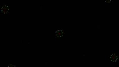 Psychedelic Kaleidoscope Burst Symmetric kaleidoscope shapes bursting and morphing with vibrant colors on beatfriendly loops