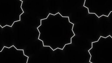 Psikedelik Kaleydoskop Patlaması simetrik kaleydoskop şekilleri patlıyor ve canlı renklerle beatendly döngülerde şekil değiştiriyor