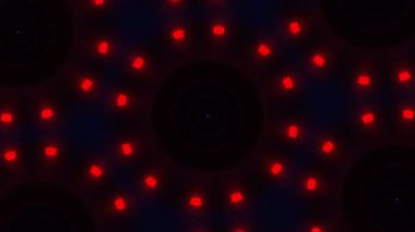 Psikedelik Kaleydoskop Patlaması simetrik kaleydoskop şekilleri patlıyor ve canlı renklerle beatendly döngülerde şekil değiştiriyor