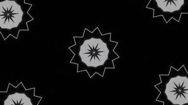 Psikedelik Kaleydoskop Patlaması simetrik kaleydoskop şekilleri patlıyor ve canlı renklerle beatendly döngülerde şekil değiştiriyor