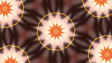 Psikedelik Kaleydoskop Patlaması simetrik kaleydoskop şekilleri patlıyor ve canlı renklerle beatendly döngülerde şekil değiştiriyor