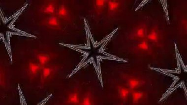 Psikedelik Kaleydoskop Patlaması simetrik kaleydoskop şekilleri patlıyor ve canlı renklerle beatendly döngülerde şekil değiştiriyor