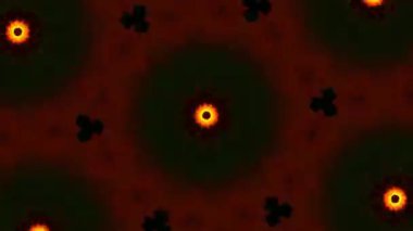 Psikedelik Kaleydoskop Patlaması simetrik kaleydoskop şekilleri patlıyor ve canlı renklerle beatendly döngülerde şekil değiştiriyor