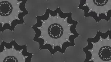 Psikedelik Kaleydoskop Patlaması simetrik kaleydoskop şekilleri patlıyor ve canlı renklerle beatendly döngülerde şekil değiştiriyor