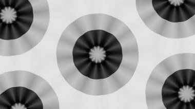 Psikedelik Kaleydoskop Patlaması simetrik kaleydoskop şekilleri patlıyor ve canlı renklerle beatendly döngülerde şekil değiştiriyor