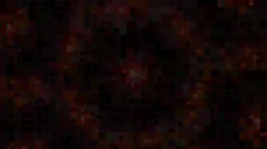 Psikedelik Kaleydoskop Patlaması simetrik kaleydoskop şekilleri patlıyor ve canlı renklerle beatendly döngülerde şekil değiştiriyor