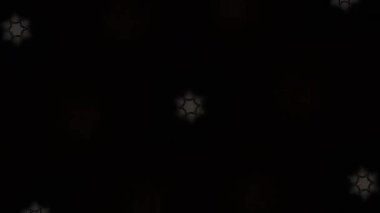 Psikedelik Kaleydoskop Patlaması simetrik kaleydoskop şekilleri patlıyor ve canlı renklerle beatendly döngülerde şekil değiştiriyor