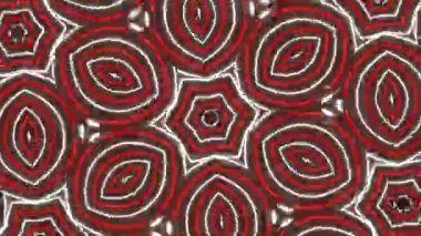 Psikedelik Kaleydoskop Patlaması simetrik kaleydoskop şekilleri patlıyor ve canlı renklerle beatendly döngülerde şekil değiştiriyor