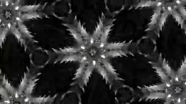 Psikedelik Kaleydoskop Patlaması simetrik kaleydoskop şekilleri patlıyor ve canlı renklerle beatendly döngülerde şekil değiştiriyor