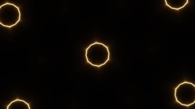 Psikedelik Kaleydoskop Patlaması simetrik kaleydoskop şekilleri patlıyor ve canlı renklerle beatendly döngülerde şekil değiştiriyor