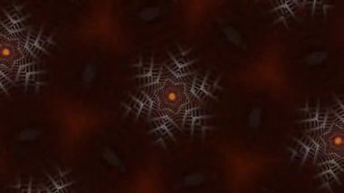 Psikedelik Kaleydoskop Patlaması simetrik kaleydoskop şekilleri patlıyor ve canlı renklerle beatendly döngülerde şekil değiştiriyor