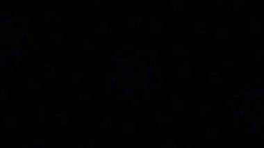 Psikedelik Kaleydoskop Patlaması simetrik kaleydoskop şekilleri patlıyor ve canlı renklerle beatendly döngülerde şekil değiştiriyor