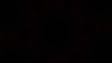 Psikedelik Kaleydoskop Patlaması simetrik kaleydoskop şekilleri patlıyor ve canlı renklerle beatendly döngülerde şekil değiştiriyor