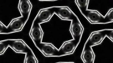 Psychedelic Kaleidoscope Burst Symmetric kaleidoscope shapes bursting and morphing with vibrant colors on beatfriendly loops