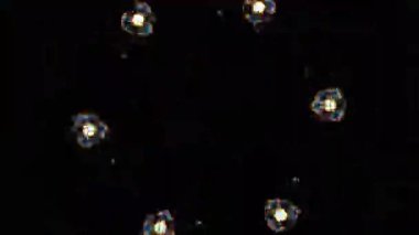 Psikedelik Kaleydoskop Patlaması simetrik kaleydoskop şekilleri patlıyor ve canlı renklerle beatendly döngülerde şekil değiştiriyor