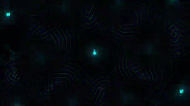 Psikedelik Kaleydoskop Patlaması simetrik kaleydoskop şekilleri patlıyor ve canlı renklerle beatendly döngülerde şekil değiştiriyor