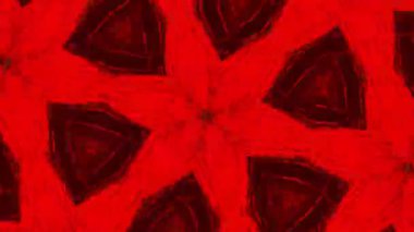 Psikedelik Kaleydoskop Patlaması simetrik kaleydoskop şekilleri patlıyor ve canlı renklerle beatendly döngülerde şekil değiştiriyor