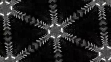 Psikedelik Kaleydoskop Patlaması simetrik kaleydoskop şekilleri patlıyor ve canlı renklerle beatendly döngülerde şekil değiştiriyor