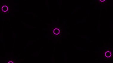 Psikedelik Kaleydoskop Patlaması simetrik kaleydoskop şekilleri patlıyor ve canlı renklerle beatendly döngülerde şekil değiştiriyor