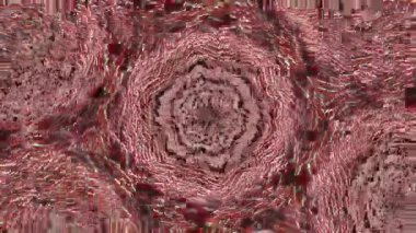 Psikedelik Kaleydoskop Patlaması simetrik kaleydoskop şekilleri patlıyor ve canlı renklerle beatendly döngülerde şekil değiştiriyor