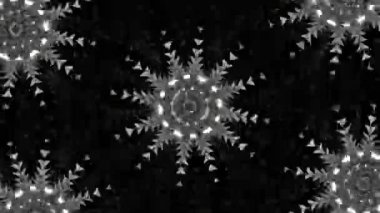 Psikedelik Kaleydoskop Patlaması simetrik kaleydoskop şekilleri patlıyor ve canlı renklerle beatendly döngülerde şekil değiştiriyor