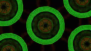 Psychedelic Kaleidoscope Burst Symmetric kaleidoscope shapes bursting and morphing with vibrant colors on beatfriendly loops