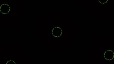 Psikedelik Kaleydoskop Patlaması simetrik kaleydoskop şekilleri patlıyor ve canlı renklerle beatendly döngülerde şekil değiştiriyor