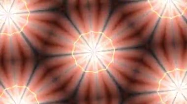 Psikedelik Kaleydoskop Patlaması simetrik kaleydoskop şekilleri patlıyor ve canlı renklerle beatendly döngülerde şekil değiştiriyor