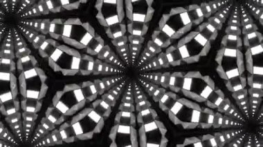 Psikedelik Kaleydoskop Patlaması simetrik kaleydoskop şekilleri patlıyor ve canlı renklerle beatendly döngülerde şekil değiştiriyor