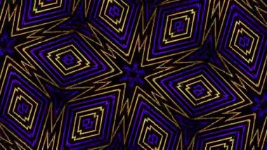 Psychedelic Kaleidoscope Burst Symmetric kaleidoscope shapes bursting and morphing with vibrant colors on beatfriendly loops