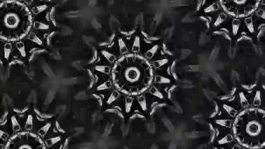 Psikedelik Kaleydoskop Patlaması simetrik kaleydoskop şekilleri patlıyor ve canlı renklerle beatendly döngülerde şekil değiştiriyor